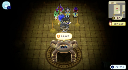 はさみクリスピーと戦闘