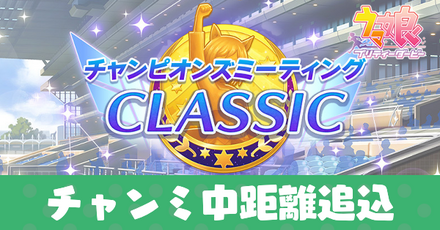 チャンミ中距離追込