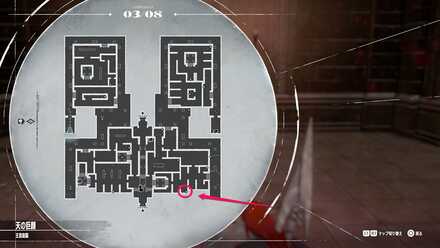 勿忘草の髪飾りマップ画像