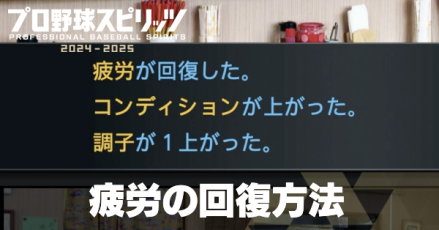 疲労の回復方法と目安