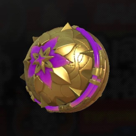 金メッキの花信画像