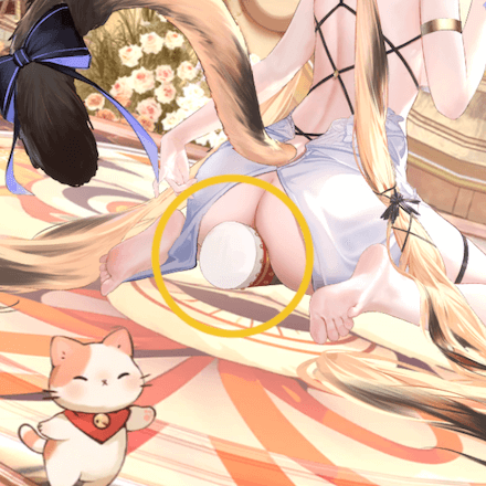 少女廻戦のキャットドラムのタップする場所