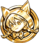 ネコずきんミーニャメダル