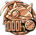 1000時間メダル
