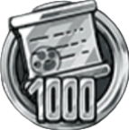 ユーザーランク1000メダル
