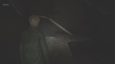 腐食エリアの階段