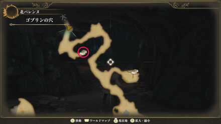 ゴブリンの穴のマップ