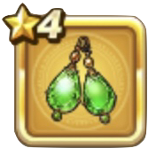 エメラルドピアス画像