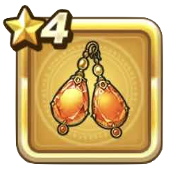 ガーネットピアス画像