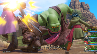 PS4版の戦闘画面のグラフィック2