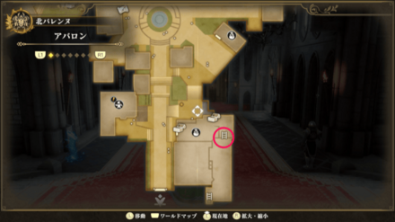 アバロンのマップ