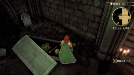 アバロン地下墓地の場所の見た目