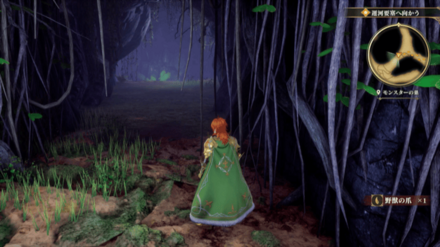 モンスターの巣の場所の見た目