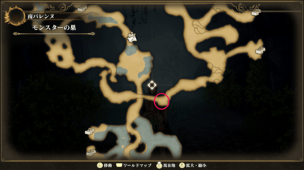 モンスターの巣のマップ