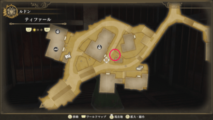 ティファールのマップ