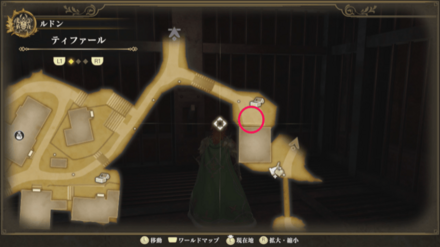 ティファールのマップ