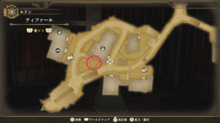 ティファールのマップ