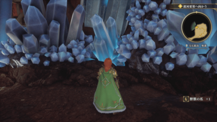 宝石鉱山・奥地の場所の見た目