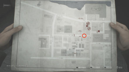 鉄パイプの入手場所のマップ