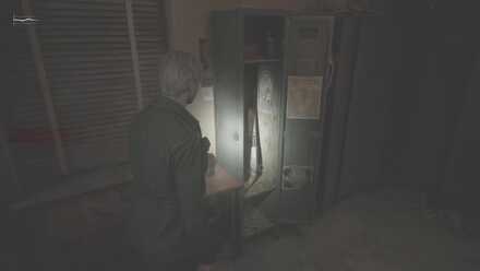 ショットガンの入手場所の現地画像