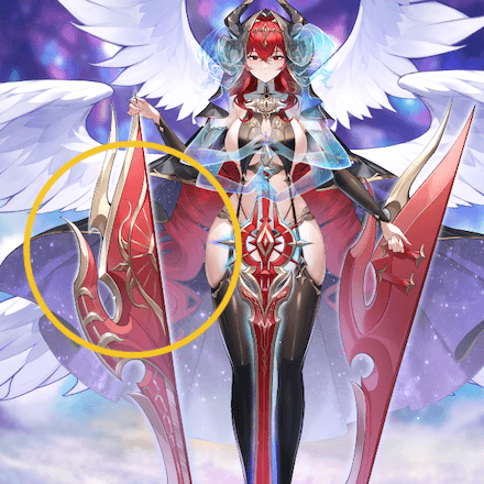 少女廻戦の暗黒豊穣女神の加護のタップする場所