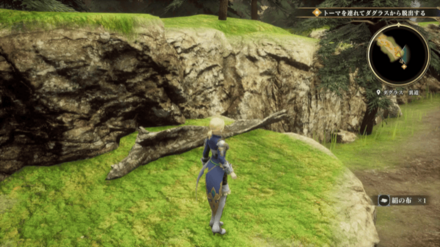 ダグラス 裏道の場所の見た目