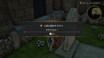 ネラック城の場所の見た目