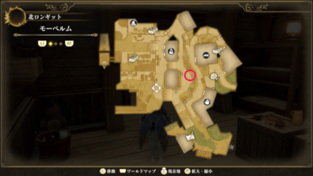 モーベルムのマップ
