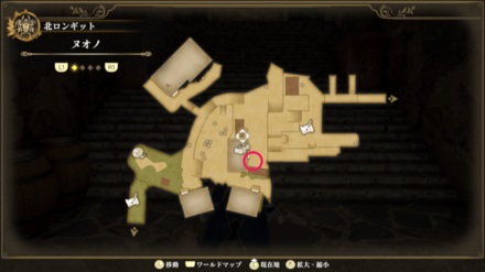 ヌオノのマップ