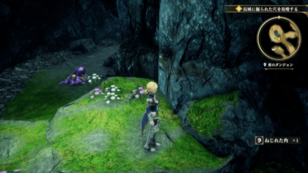 東のダンジョンの場所の見た目