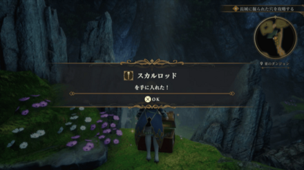 東のダンジョンの場所の見た目