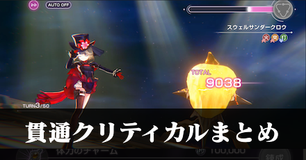 貫通クリティカル