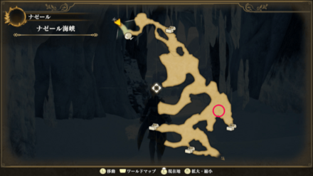 ナーゼル海峡のマップ