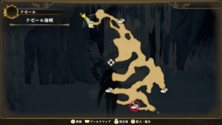 ナーゼル海峡のマップ