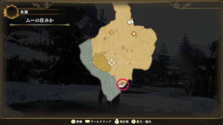 ムーの住みかのマップ