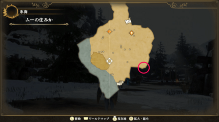 ムーの住みかのマップ