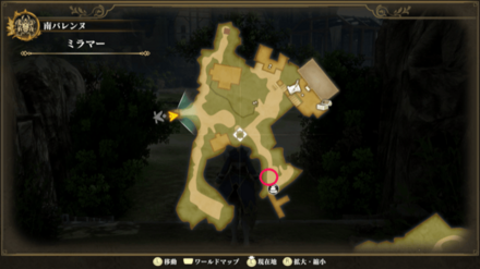 ミラマーのマップ