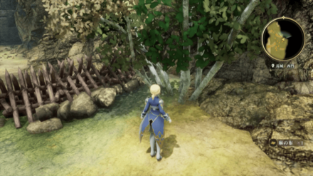 長城西門の場所の見た目