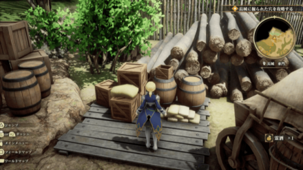 長城東門の場所の見た目