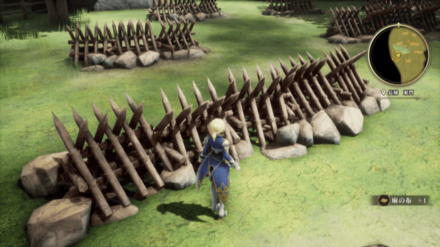 長城東門の場所の見た目