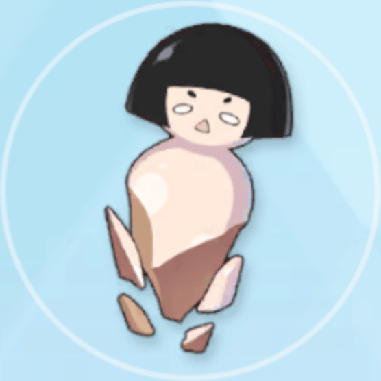 髪伸び人形の破片画像