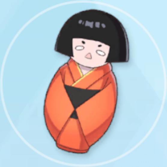 破損した髪伸び人形画像