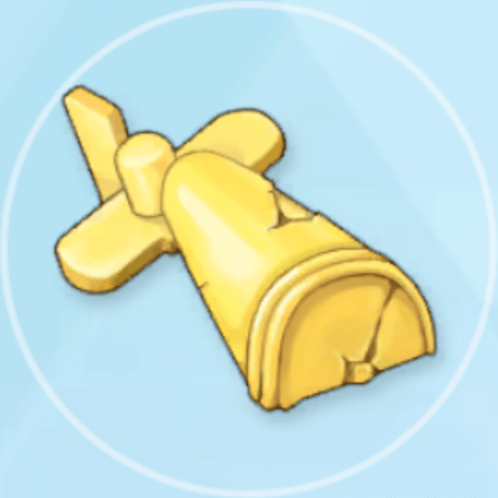 壊れた黄金シャトル画像