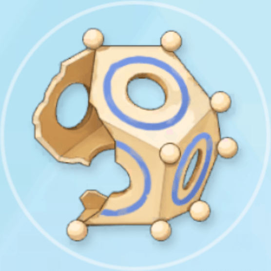 修復途中の中空十二面体画像