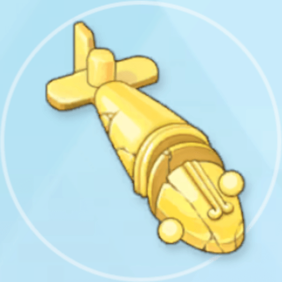 修復途中の黄金シャトル画像