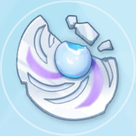 修復途中の円盤型ペンダント画像