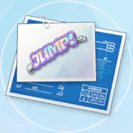 カリグラフィーヘアピンの設計図画像