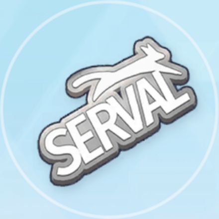 サーバルのメタルバッジ画像