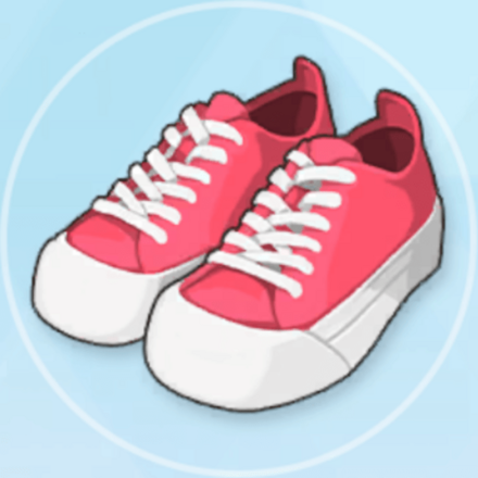ピンクスニーカー画像