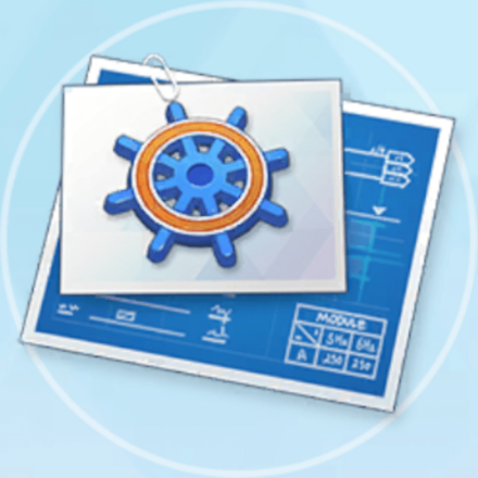 ハルピュイア・フレキシブルバッジの設計図画像